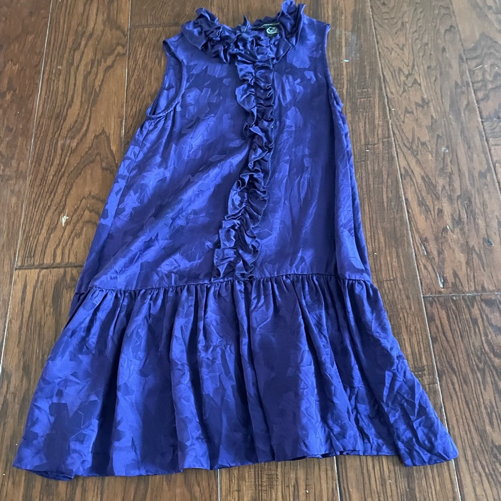 Kids Little Marc Jacob’s Ruffled Blue Dress